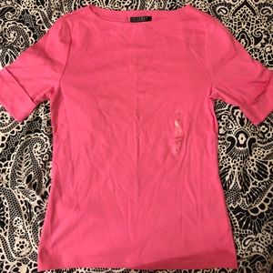 Pink NWOT Ralph Lauren 3/4 sleeve blouse